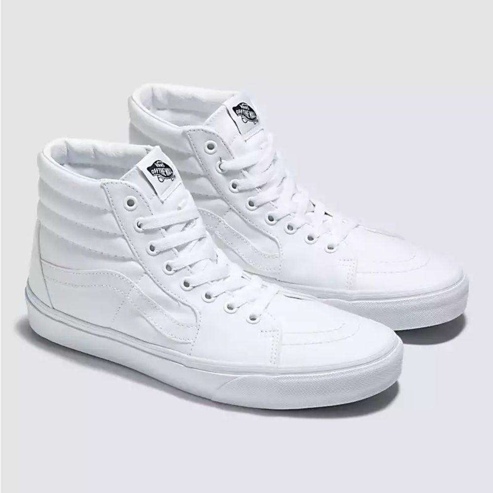 White Vans High Top Tennis NWT Size 5.5